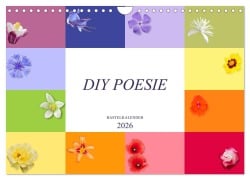 Cover-Bild zum Titel 'DIY POESIE - BASTELKALENDER (Wandkalender 2026 DIN A4 quer), CALVENDO Monatskalender' von 'U. Boettcher'