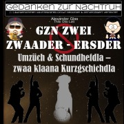 Cover-Bild zum Titel 'GzN Zwei: Zwaader - Ersder' von 'Alexander Glas, Thilo Otto Lott'
