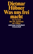 Cover-Bild zum Titel 'Was uns frei macht' von 'Dietmar Hübner'