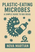 Cover-Bild zum Titel 'Plastic-Eating Microbes: A Simple Guide to Big Ideas' von 'Nova Martian'