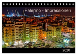 Cover-Bild zum Titel 'Palermo - Impressionen (Tischkalender 2026 DIN A5 quer), CALVENDO Monatskalender' von ''