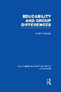 Cover-Bild zum Titel 'Educability and Group Differences' von 'Arthur Jensen'
