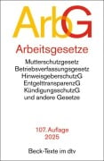 Cover-Bild zum Titel 'Arbeitsgesetze. ArbG' von ''
