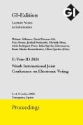 GI Edition Proceedings Band 359 "E-Vote-ID 2024" - 