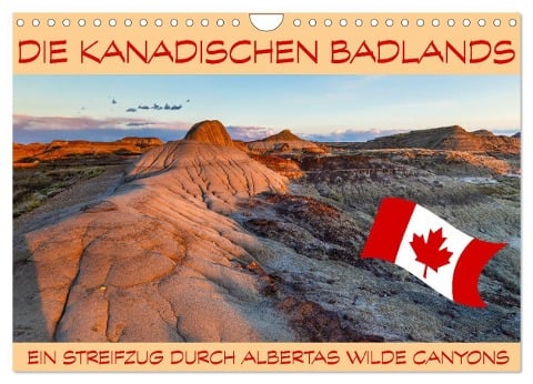 Die Kanadischen Badlands (Wandkalender 2025 DIN A4 quer), CALVENDO Monatskalender - Roland Brack