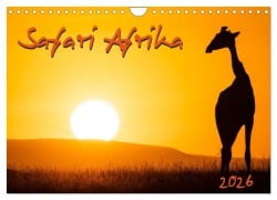 Safari Afrika (Wandkalender 2026 DIN A4 quer), CALVENDO Monatskalender - Gerd-Uwe Neukamp