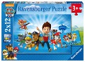 Cover-Bild zum Titel 'Ryder und die Paw Patrol. Puzzle 2 x 12 Teile' von ''