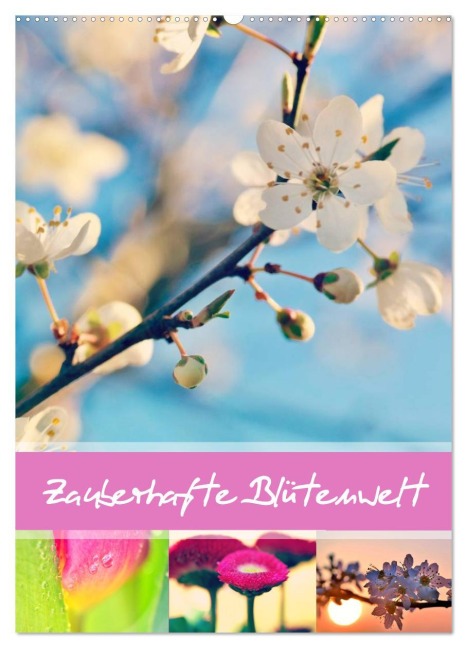 Zauberhafte Blütenwelt / Planer (Wandkalender 2026 DIN A2 hoch), CALVENDO Monatskalender - Julia Delgado