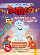 Cover-Bild zum Titel 'Tom Turbo - Lesestark - Ein Gespenst zum Geburtstag' von 'Thomas Brezina'