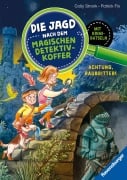 Cover-Bild zum Titel 'Die Jagd nach dem magischen Detektivkoffer, Band 4 - Achtung, Raubritter!' von 'Cally Stronk'