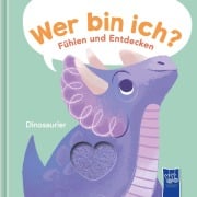 Cover-Bild zum Titel 'Wer bin ich? Fühlen und Entdecken - Dinosaurier' von ''