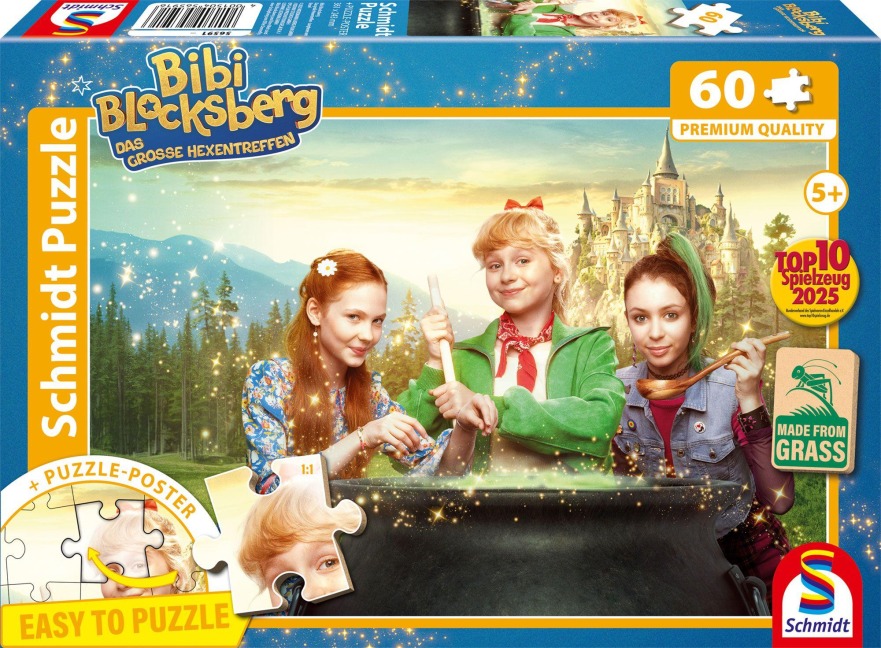 Das große Hexentreffen, Junghexen am Kessel, 60 Teile - 