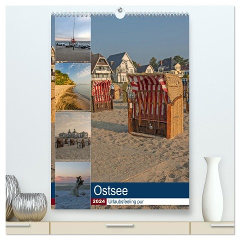 Ostsee. Urlaubsfeeling pur (hochwertiger Premium Wandkalender 2024 DIN A2 hoch), Kunstdruck in Hochglanz - Andrea Potratz