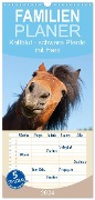 Familienplaner 2024 - Kaltblut - schwere Pferde mit Herz mit 5 Spalten (Wandkalender, 21 x 45 cm) CALVENDO - Meike Bölts