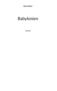 Cover-Bild zum Titel 'Babylonien' von 'Alex Gfeller'