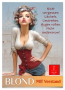 Cover-Bild zum Titel 'Blond mit Verstand (Wandkalender 2026 DIN A4 hoch), CALVENDO Monatskalender' von 'Roder Roder'