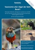 Cover-Bild zum Titel 'Taxonomie aller Vögel der Welt - Band I' von 'Fotolulu'