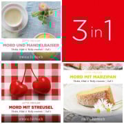 Cover-Bild zum Titel 'Die große Thekla, Hilde & Wally Box - Mord und Mandelbaiser, Mord mit Streusel, Mord mit Marzipan - Thekla, Hilde, Wally' von 'Jutta Mehler'