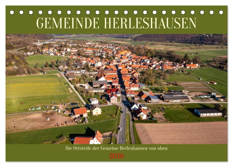 Gemeinde Herleshausen (Tischkalender 2026 DIN A5 quer), CALVENDO Monatskalender - Roland Brack