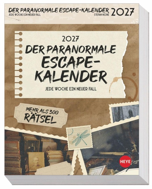 Stefan Heine Der paranormale Escape-Kalender 2027 - Stefan Heine