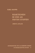 Cover-Bild zum Titel 'Reaktionen in und an festen Stoffen' von 'Karl Hauffe'