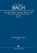 Cover-Bild zum Titel 'Aus der Tiefen rufe ich, Herr, zu dir' von 'Johann Sebastian Bach'