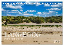 Cover-Bild zum Titel 'Langeoog - Perle der Natur (Tischkalender 2026 DIN A5 quer), CALVENDO Monatskalender' von 'Jakob Hillen'