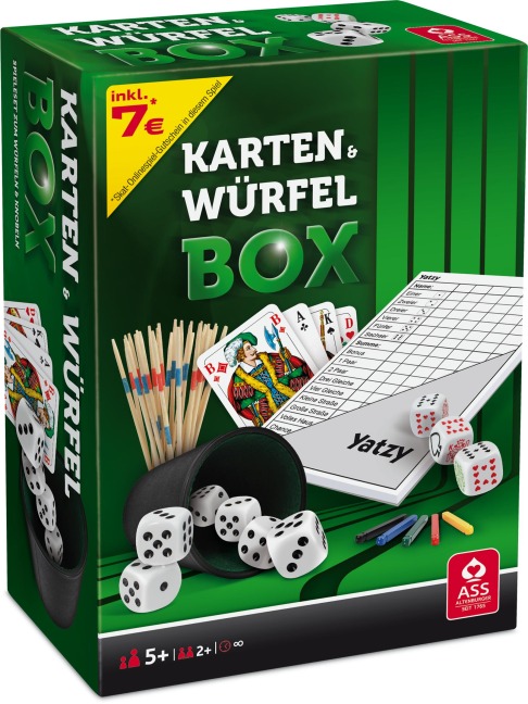 Würfel- und Kartenbox im Stülpkarton - 