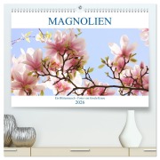 Cover-Bild zum Titel 'Magnolien Ein Blütenrausch (hochwertiger Premium Wandkalender 2026 DIN A2 quer), Kunstdruck in Hochglanz' von 'Gisela Kruse'