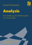 Cover-Bild zum Titel 'Analysis' von 'Gerald Schmieder'