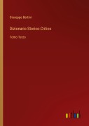 Cover-Bild zum Titel 'Dizionario Storico-Critico' von 'Giuseppe Bertini'