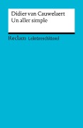 Didier van Cauwelaert: Un aller simple - Didier Van Cauwelaert, Bernhard Krauss