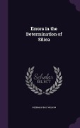 Cover-Bild zum Titel 'Errors in the Determination of Silica' von 'Sherman Ray Wilson'