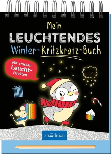 Mein leuchtendes Winter-Kritzkratz-Buch - 