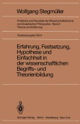 Cover-Bild zum Titel 'Erfahrung, Festsetzung, Hypothese und Einfachheit in der wissenschaftlichen Begriffs- und Theorienbildung' von ''