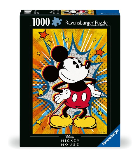 Ravensburger Puzzle 12000472 - Retro Mickey - 1000 Teile Mickey Mouse Puzzle für Disney-Fans ab 14 Jahren - 