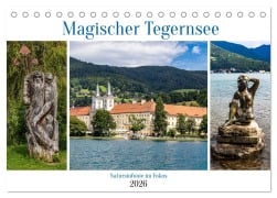 Cover-Bild zum Titel 'Magischer Tegernsee (Tischkalender 2026 DIN A5 quer), CALVENDO Monatskalender' von 'Ursula Di Chito'