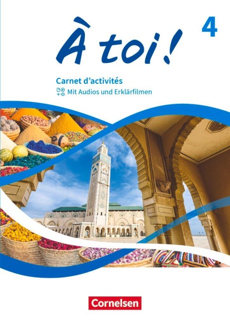 À toi ! Band 4 - Ausgabe 2022 - Carnet d'activités - Mit Audios und Erklärfilmen - 
