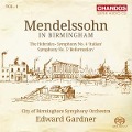 Cover-Bild zum Titel 'Sinfonien Vol.1-Hebriden-Ouvertüre/Sinfonie Nr.' von 'Gardner/City of Birmingham SO'