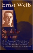 Cover-Bild zum Titel 'Sämtliche Romane' von 'Ernst Weiß'