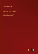 Cover-Bild zum Titel 'Liwûna und Kaidôh' von 'Paul Scheerbart'