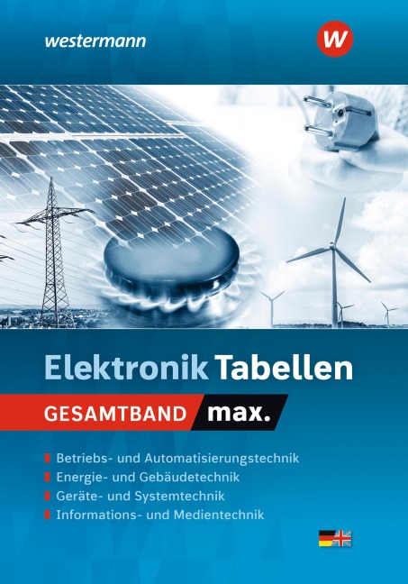 tabellen max. - Elektrotechnik Tabellenbuch - Hans-Joachim Petersen, Dieter Jagla, Jürgen Klaue, Harald Wickert, Michael Dzieia