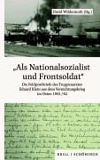 Cover-Bild zum Titel 'Als Nationalsozialist und Frontsoldat' von ''