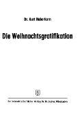 Cover-Bild zum Titel 'Die Weihnachtsgratifikation' von 'Kurt Haberkorn'