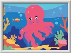 Cover-Bild zum Titel 'CreArt, Malen nach Zahlen Kinder - Neon Oktopus' von ''