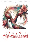 Cover-Bild zum Titel 'High Heels Zauber (Wandkalender 2026 DIN A4 hoch), CALVENDO Monatskalender' von 'Dusanka Djeric'