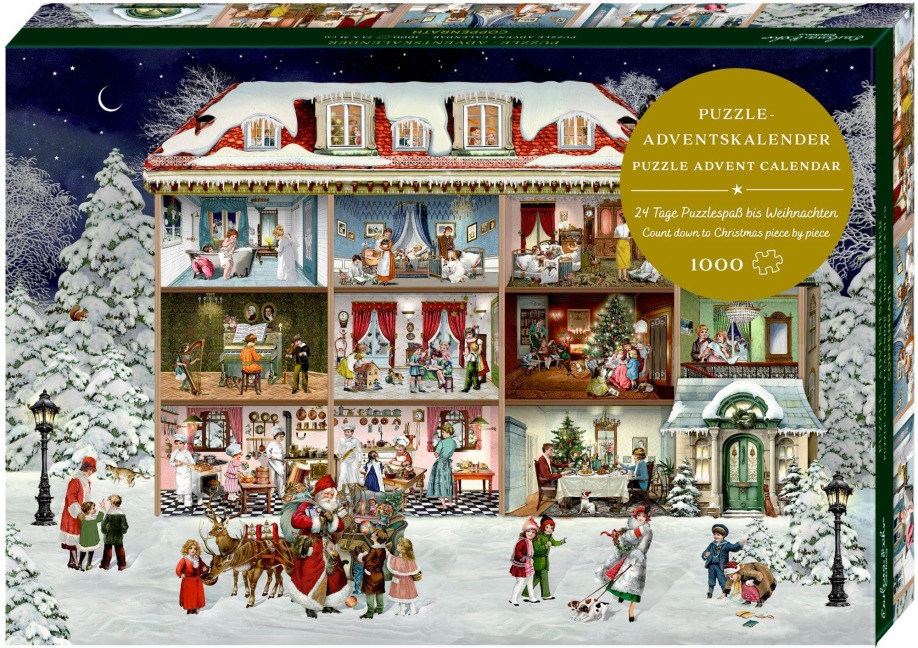 Puzzle-Adventskalender - Unser wunderbares Weihnachtshaus - 