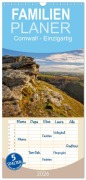 Cover-Bild zum Titel 'Familienplaner 2026 - Cornwall - Einzigartig mit 5 Spalten (Wandkalender, 21 x 45 cm) CALVENDO' von 'Manuela Steinbach'