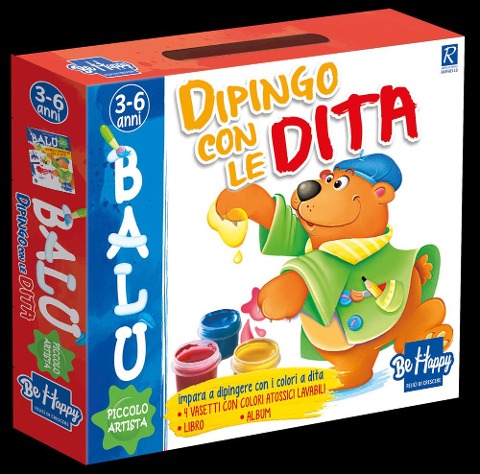 Dipingo con le dita. Balù piccolo artista - Roberta Pugnaloni