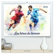 Les héros du terrain (Calendrier mural 2026 DIN A2 vertical) calendrier de bureau - Marie-Ange Pagnon